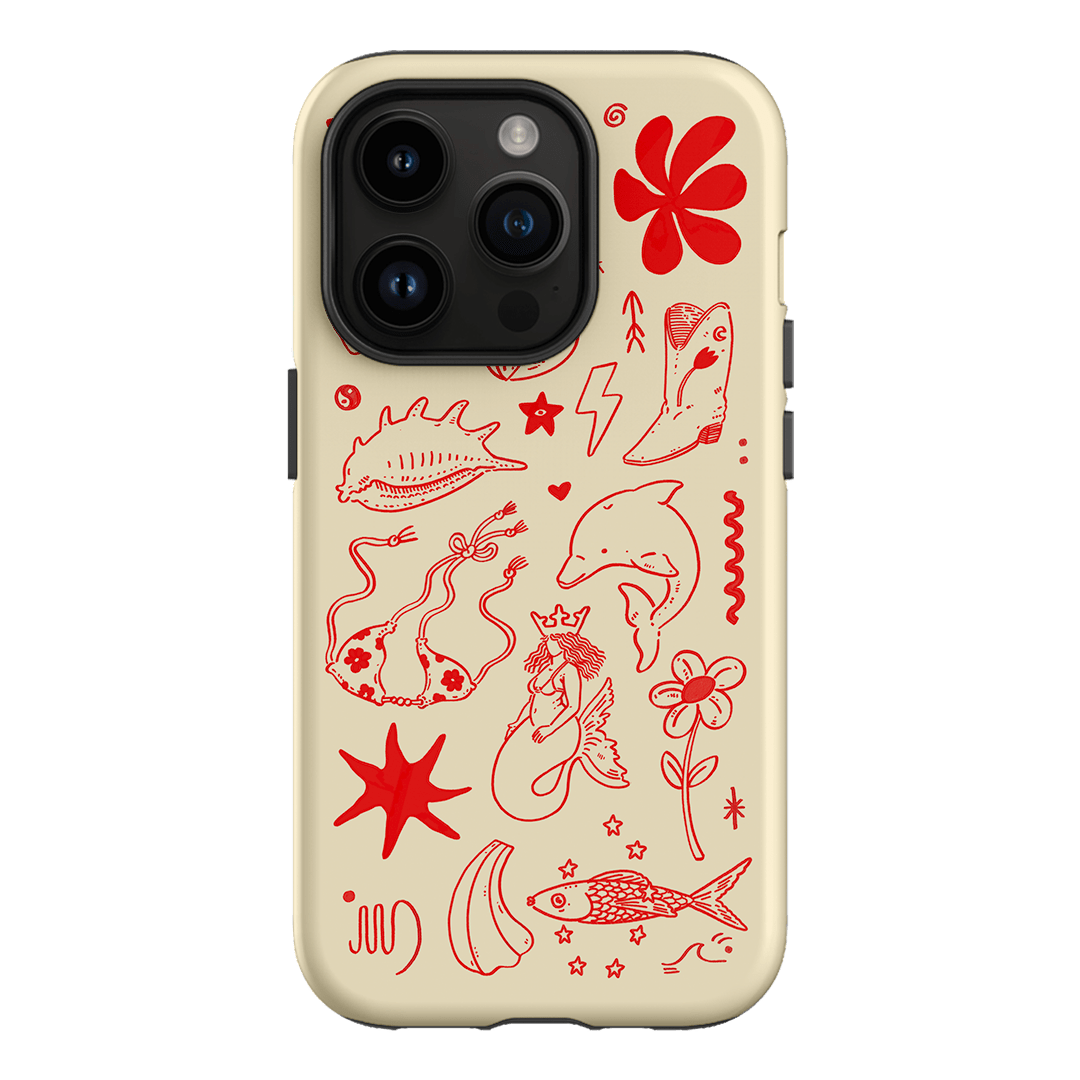 Spiced Cowboy Cream Printed Phone Cases iPhone 14 Pro / Armoured by Easty Beasty - The Dairy