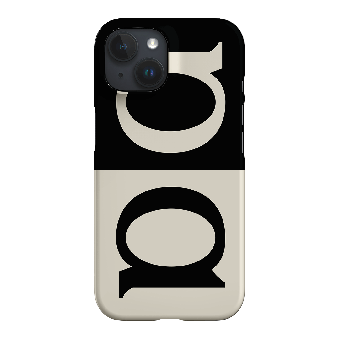 Monogram Printed Phone Cases iPhone 15 / Snap by Apero - The Dairy