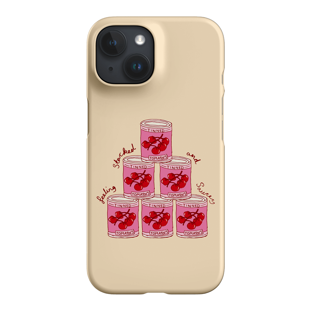 Saucy Supper Printed Phone Cases iPhone 15 / Snap by The Dairy - The Dairy