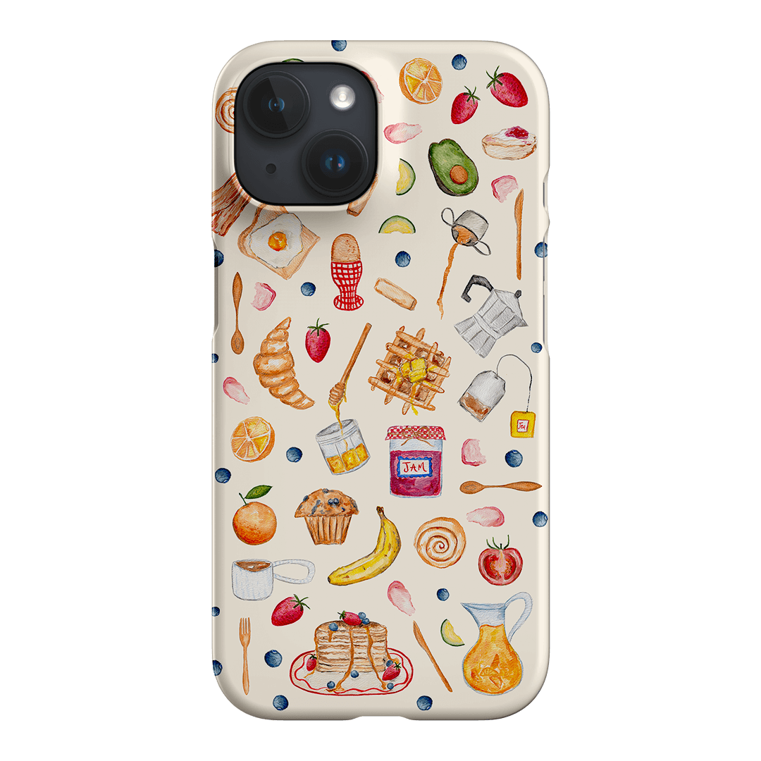 Sunday Breakfast Printed Phone Cases iPhone 15 / Snap by BG. Studio - The Dairy