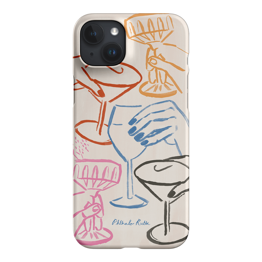 Cheers Multi Printed Phone Cases iPhone 15 Plus / Snap by Phthalo Ruth - The Dairy