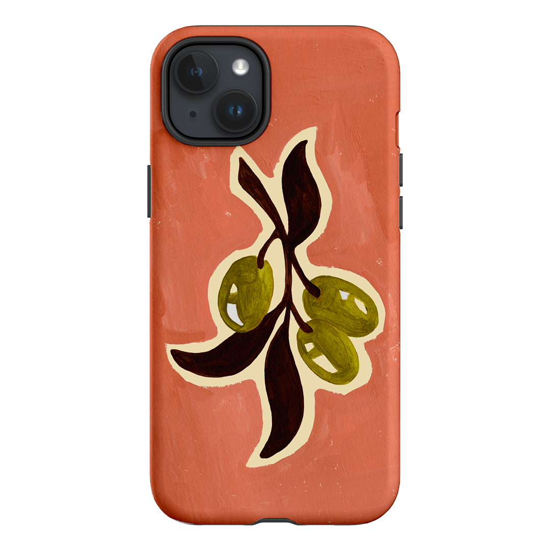 Olives Printed Phone Cases iPhone 15 Plus / Armoured by Studio Bon - The Dairy