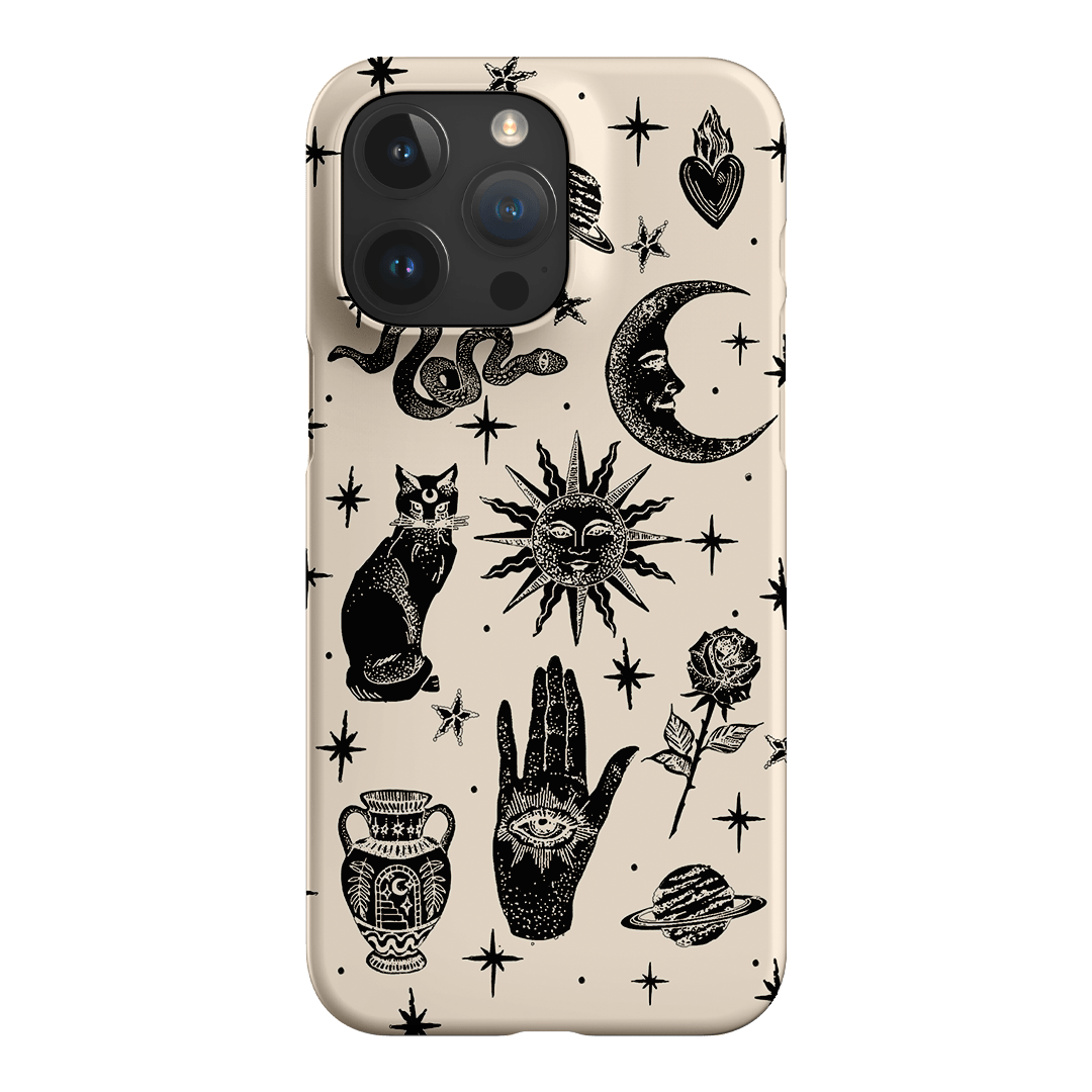 Astro Flash Beige Printed Phone Cases by Veronica Tucker - The Dairy