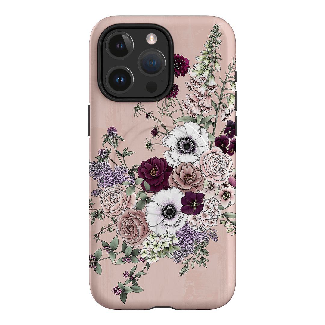 Blush Wildflowers Printed Phone Cases iPhone 15 Pro Max / Armoured MagSafe by Typoflora - The Dairy