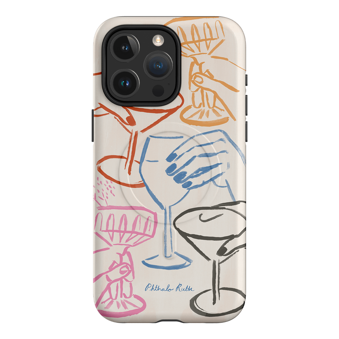 Cheers Multi Printed Phone Cases iPhone 15 Pro Max / Armoured MagSafe by Phthalo Ruth - The Dairy