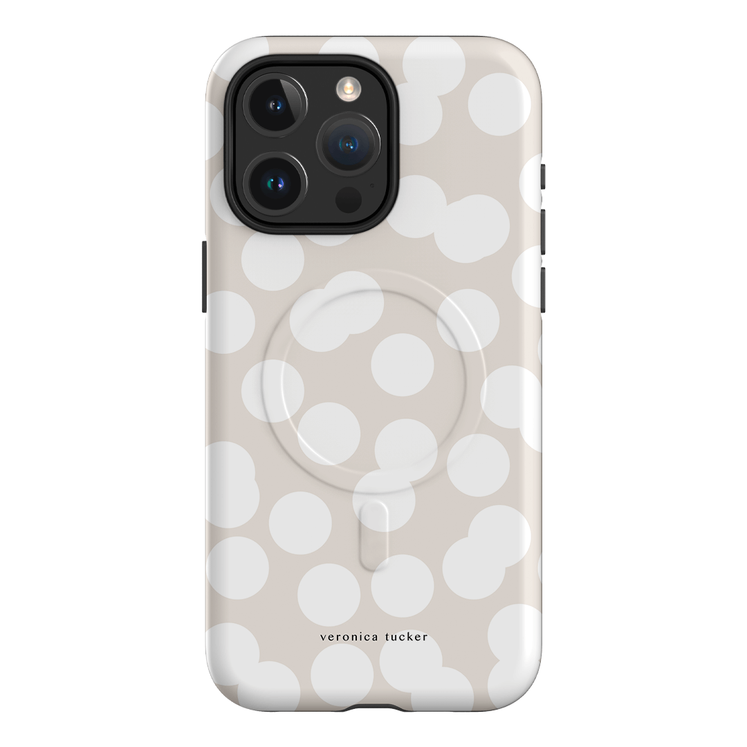 Confetti White Printed Phone Cases iPhone 15 Pro Max / Armoured MagSafe by Veronica Tucker - The Dairy