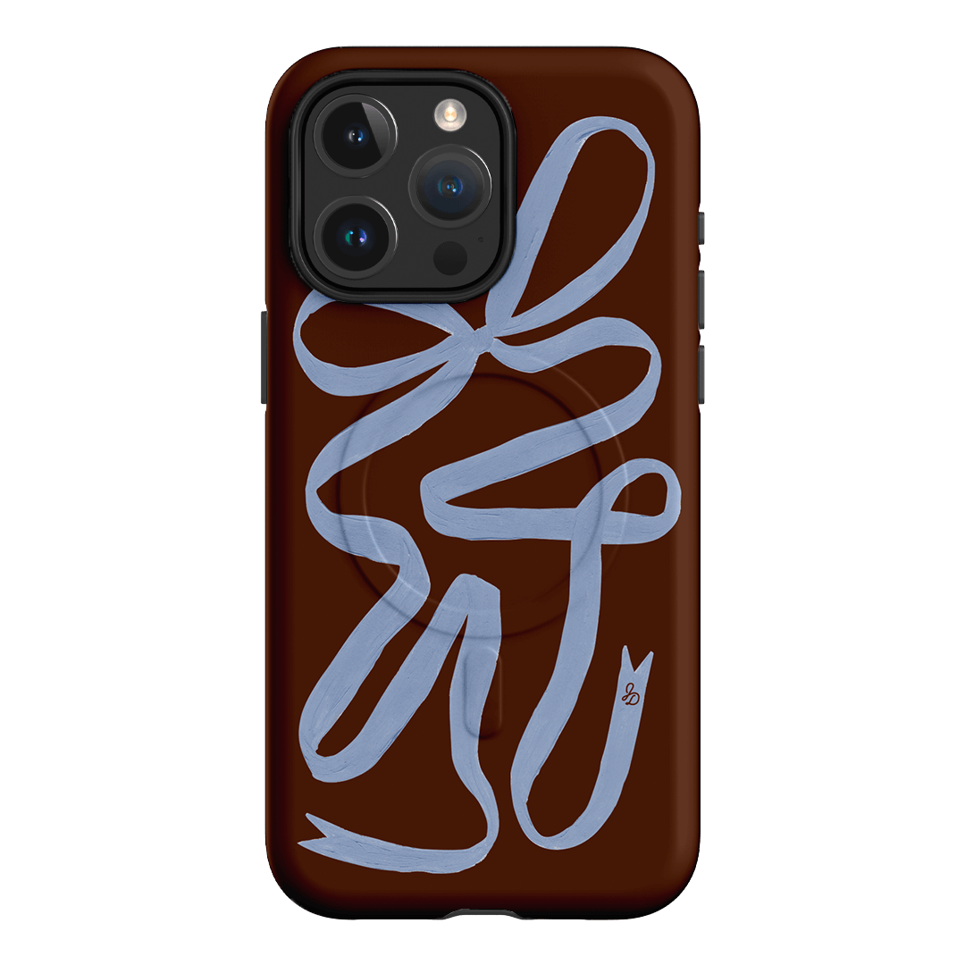 Mocha Ribbon Printed Phone Cases by Jasmine Dowling - The Dairy