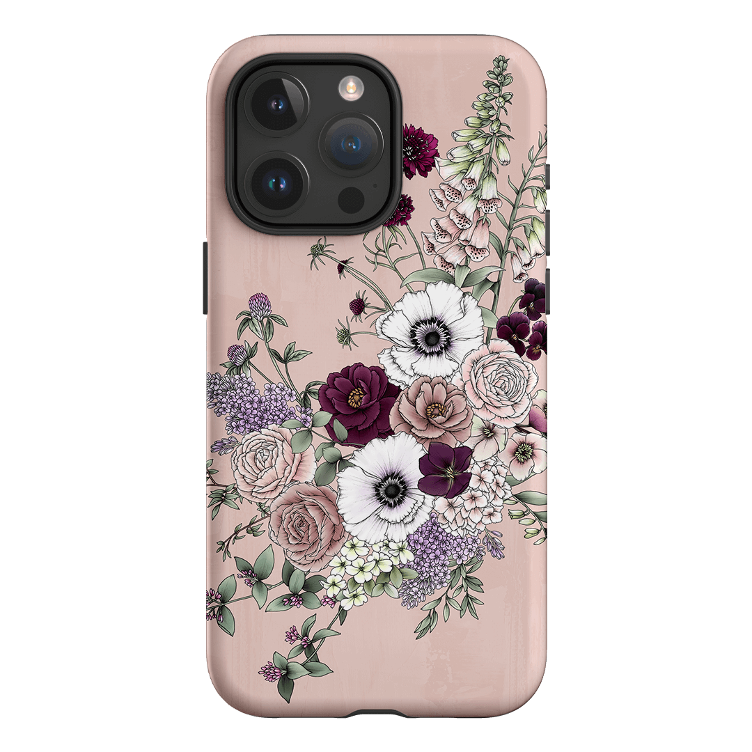 Blush Wildflowers Printed Phone Cases iPhone 15 Pro Max / Armoured by Typoflora - The Dairy