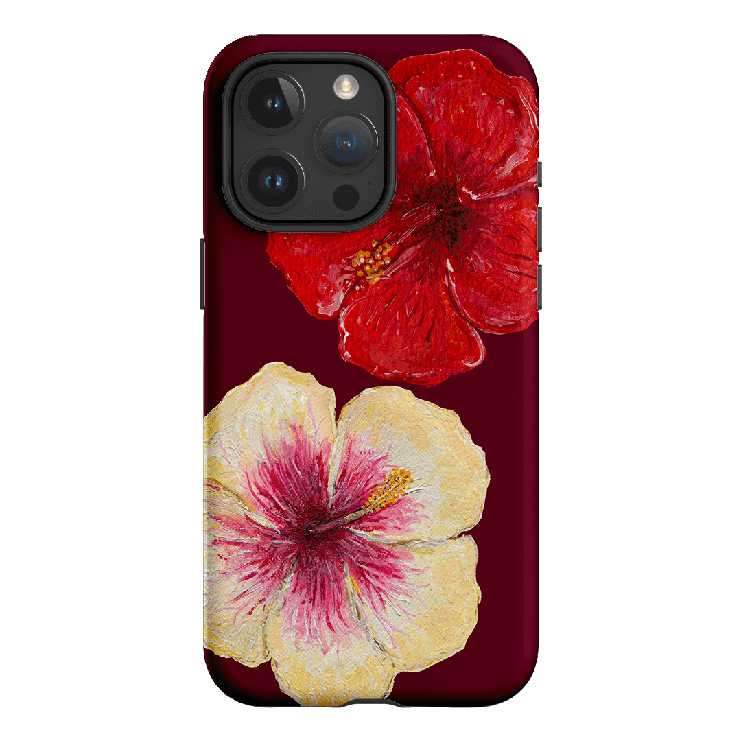 Hibiscus Flower Printed Phone Cases iPhone 15 Pro Max / Armoured by BG. Studio - The Dairy