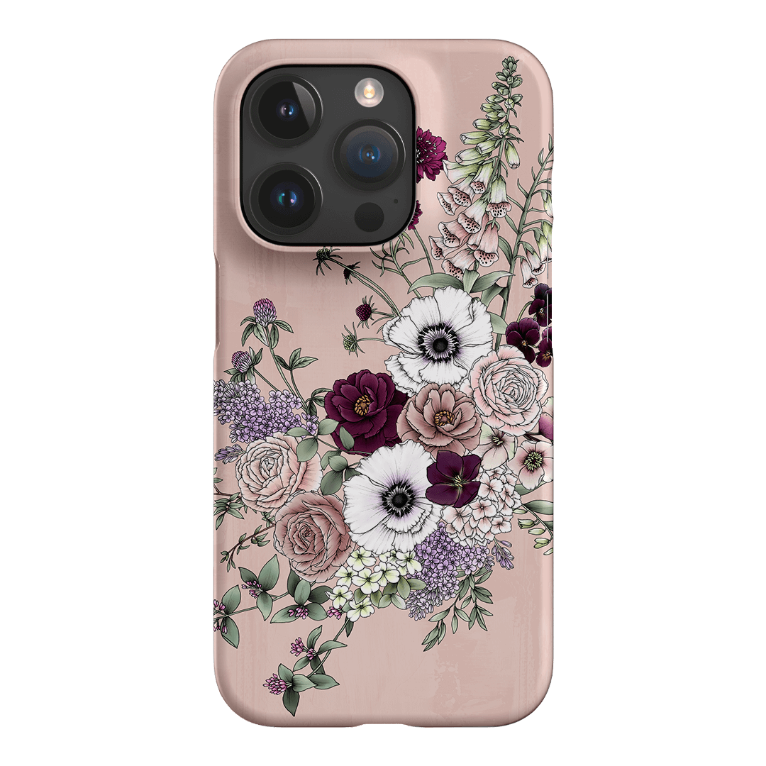 Blush Wildflowers Printed Phone Cases iPhone 15 Pro / Snap by Typoflora - The Dairy