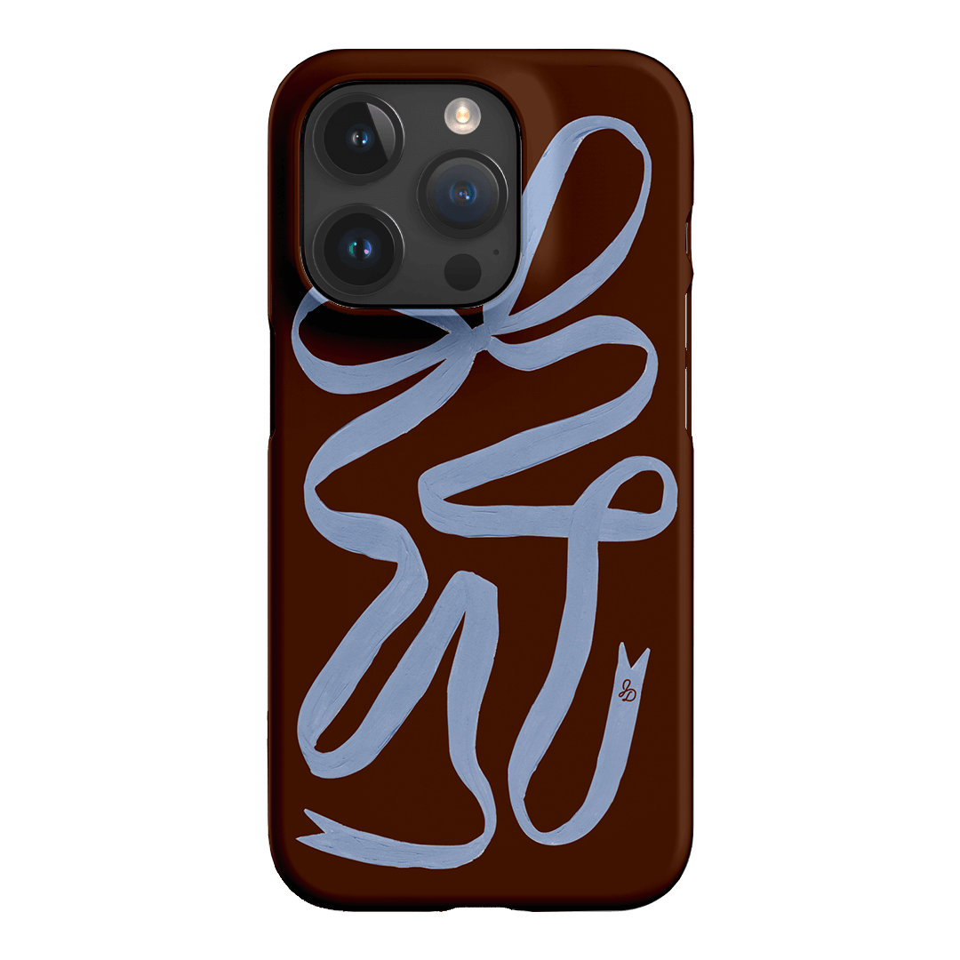 Mocha Ribbon Printed Phone Cases by Jasmine Dowling - The Dairy