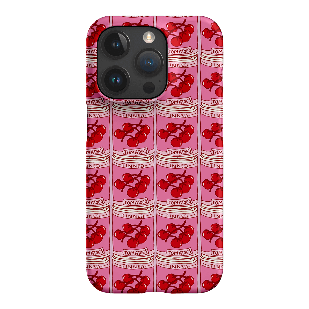 Tinned Tomatoes Printed Phone Cases iPhone 15 Pro / Snap by The Dairy - The Dairy