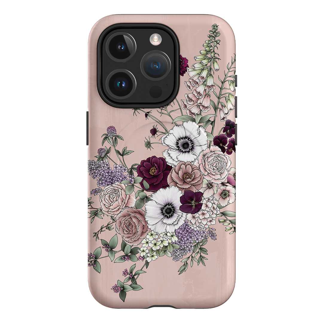 Blush Wildflowers Printed Phone Cases iPhone 15 Pro / Armoured MagSafe by Typoflora - The Dairy