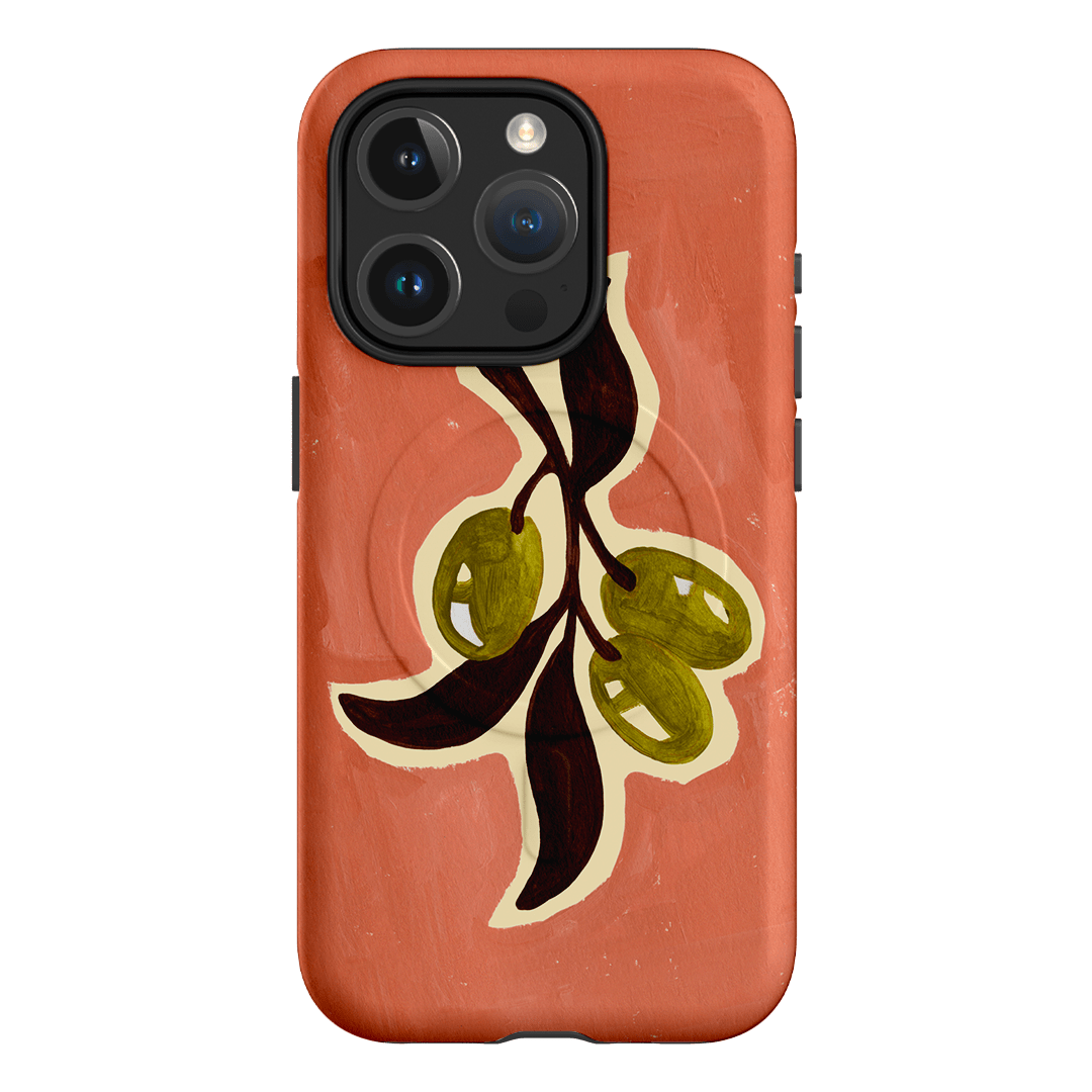 Olives Printed Phone Cases iPhone 15 Pro / Armoured MagSafe by Studio Bon - The Dairy