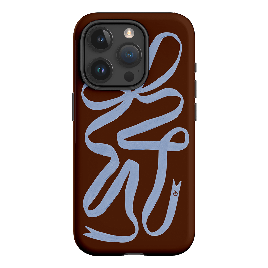 Mocha Ribbon Printed Phone Cases by Jasmine Dowling - The Dairy