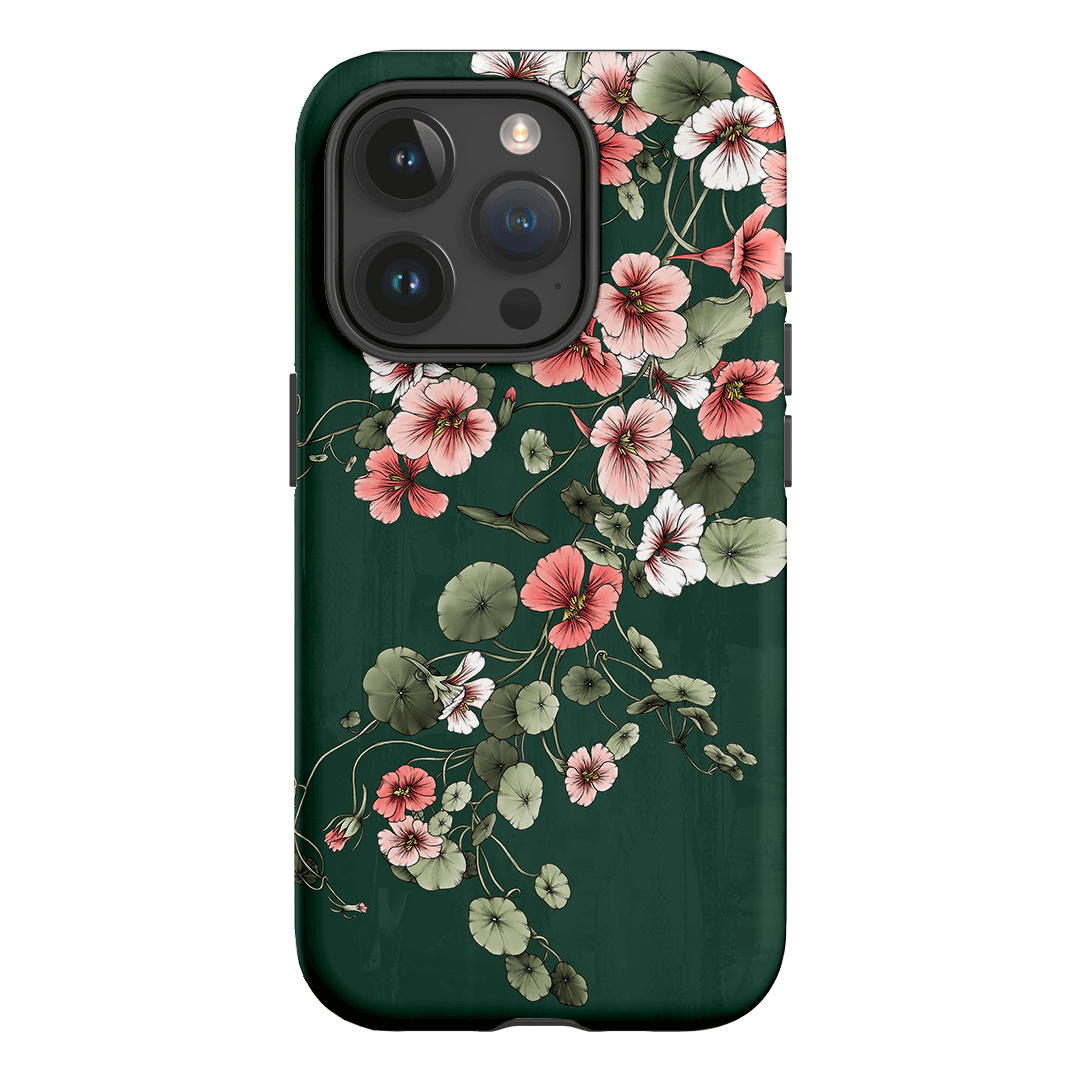 Nasturtium Printed Phone Cases iPhone 15 Pro / Armoured by Typoflora - The Dairy