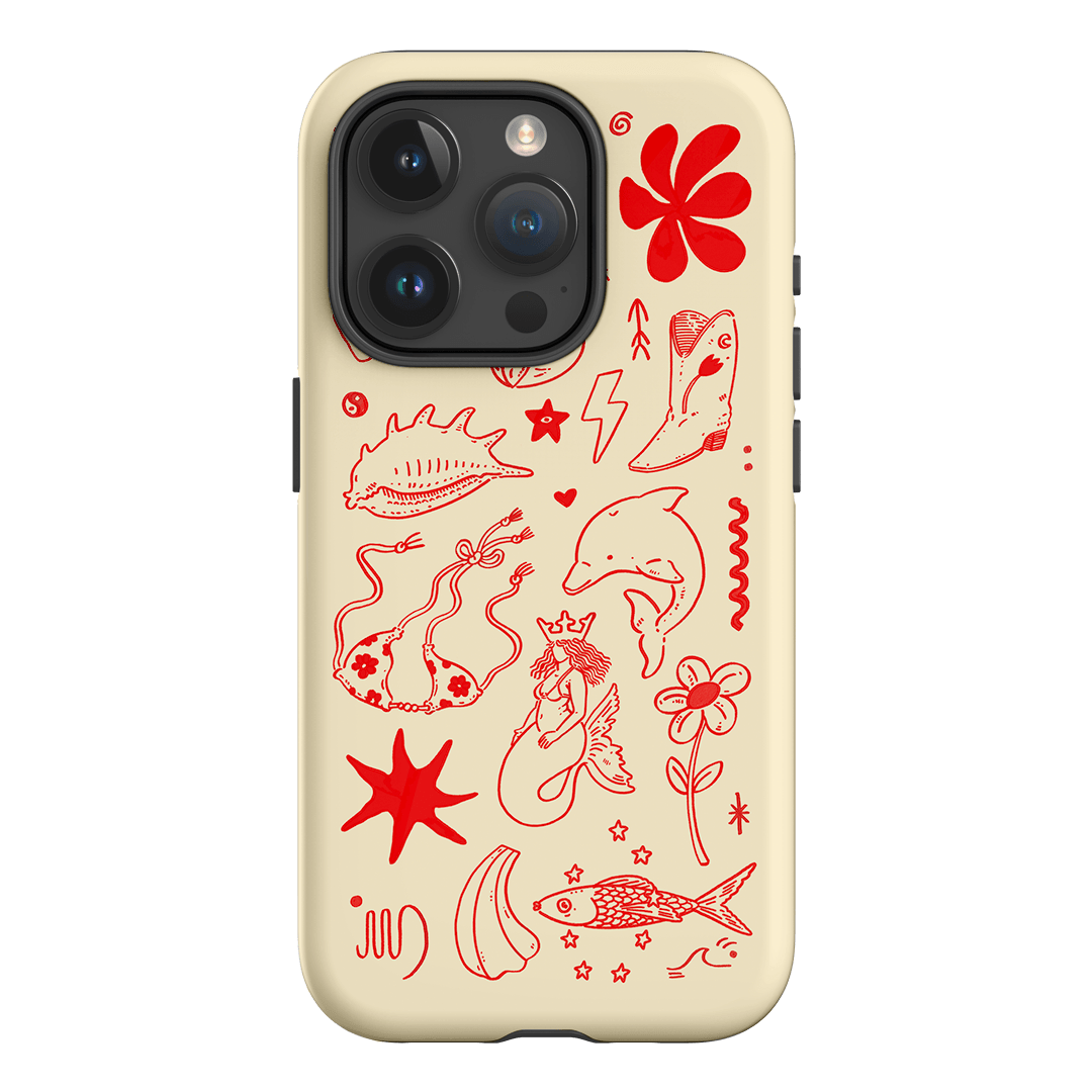 Spiced Cowboy Cream Printed Phone Cases iPhone 15 Pro / Armoured by Easty Beasty - The Dairy