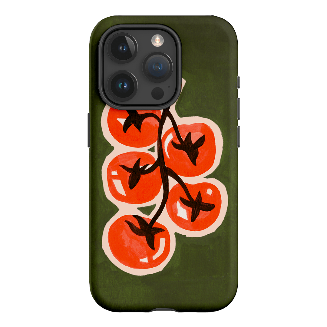 Tomatoes Printed Phone Cases iPhone 15 Pro / Armoured by Studio Bon - The Dairy