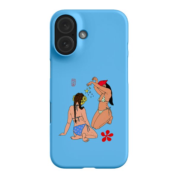 Babe Magic Blue Printed Phone Cases iPhone 16 / Armoured by Easty Beasty - The Dairy