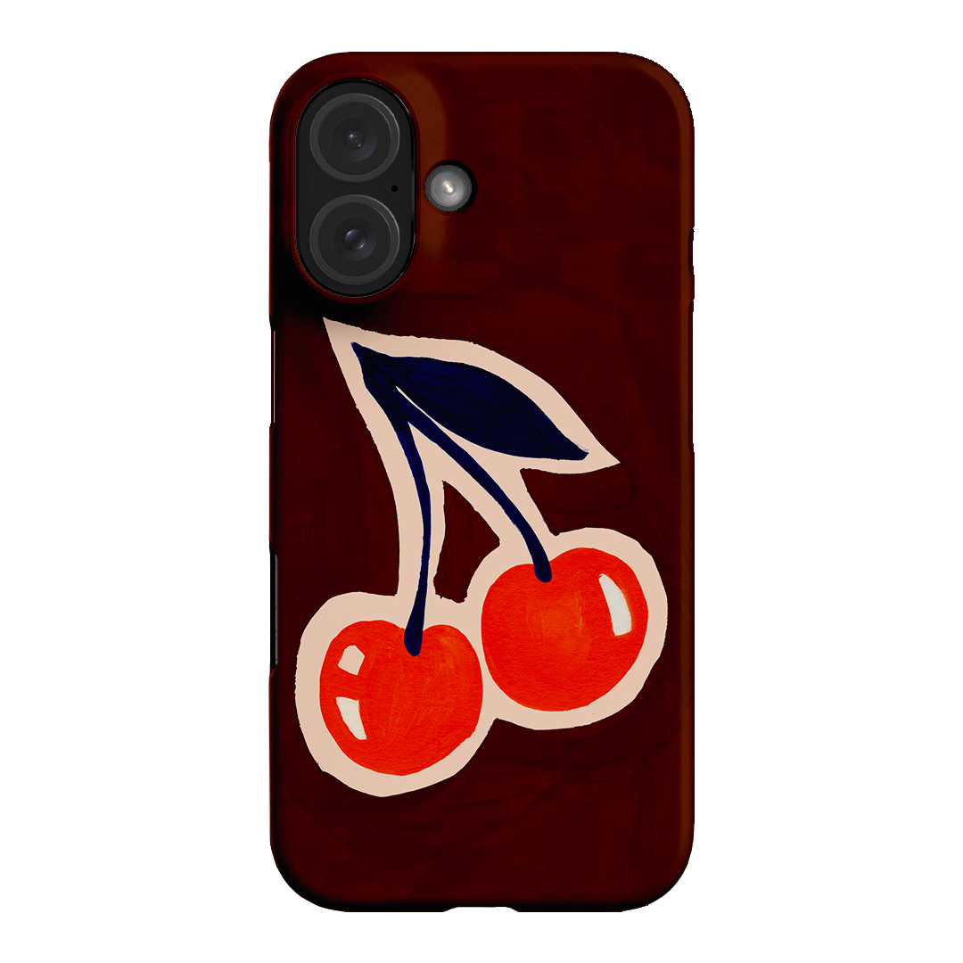 Cherries Printed Phone Cases iPhone 16 / Snap by Studio Bon - The Dairy