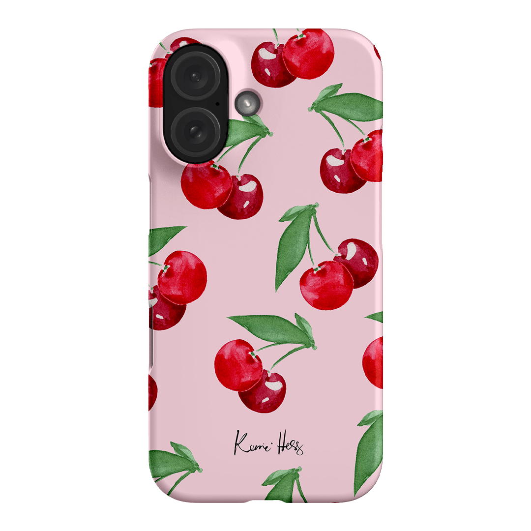 Cherry Rose Printed Phone Cases iPhone 16 / Snap by Kerrie Hess - The Dairy