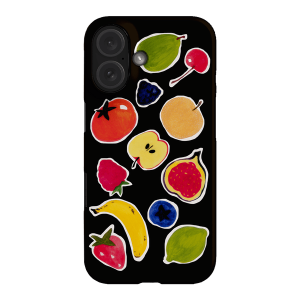 Fruit Stickers Printed Phone Cases iPhone 16 / Armoured by Studio Bon - The Dairy