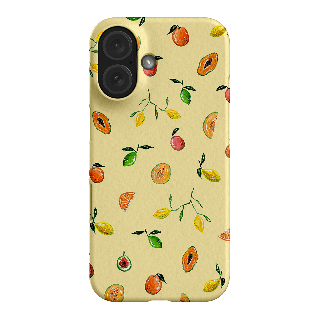 Golden Fruit Printed Phone Cases iPhone 16 / Snap by BG. Studio - The Dairy