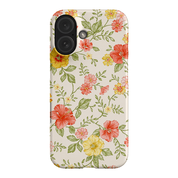 Hibiscus Printed Phone Cases iPhone 16 / Armoured by Oak Meadow - The Dairy