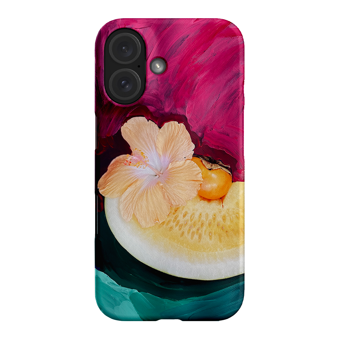 Hibiscus Melon Printed Phone Cases iPhone 16 / Snap by Nicole Nelius - The Dairy