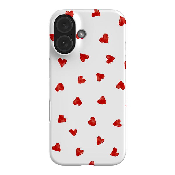 Love Hearts Printed Phone Cases iPhone 16 / Armoured by Oak Meadow - The Dairy