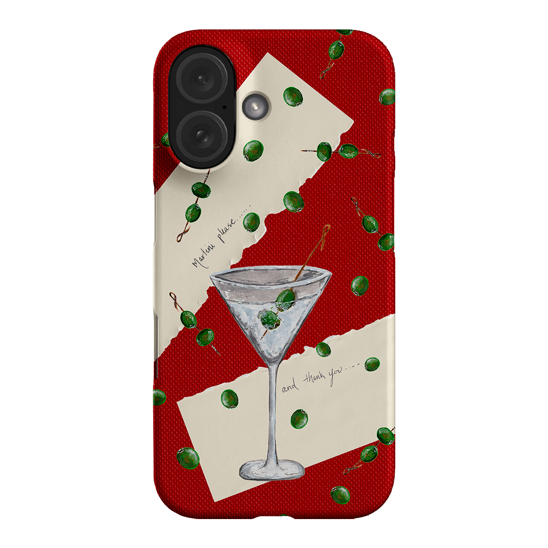 Martini Please Printed Phone Cases iPhone 16 / Snap by BG. Studio - The Dairy