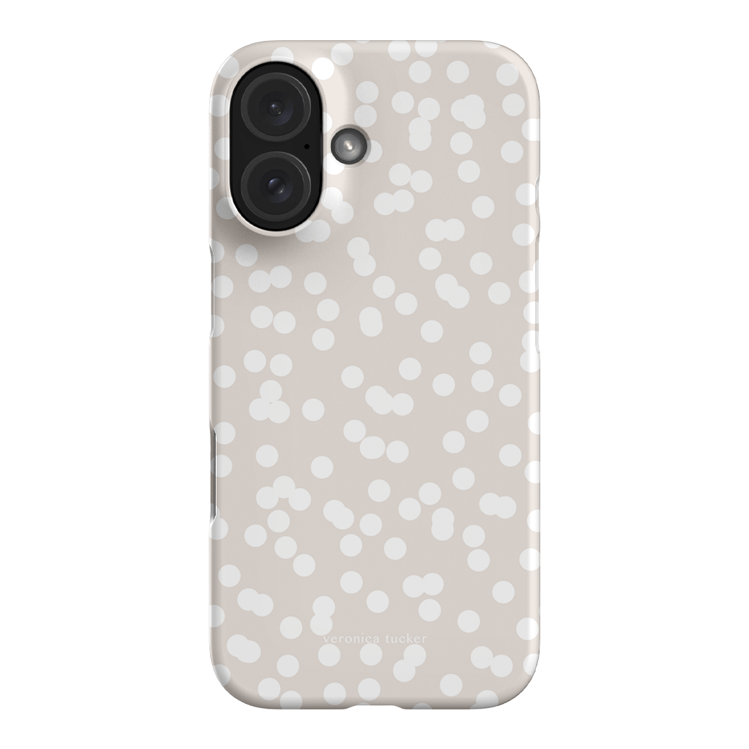 Mini Confetti White Printed Phone Cases iPhone 16 / Snap by Veronica Tucker - The Dairy