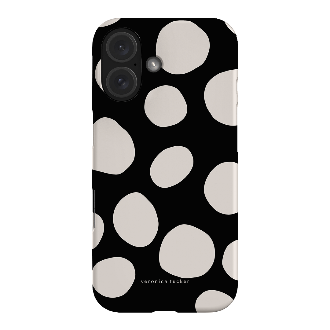 Pebbles Noir Printed Phone Cases iPhone 16 / Snap by Veronica Tucker - The Dairy