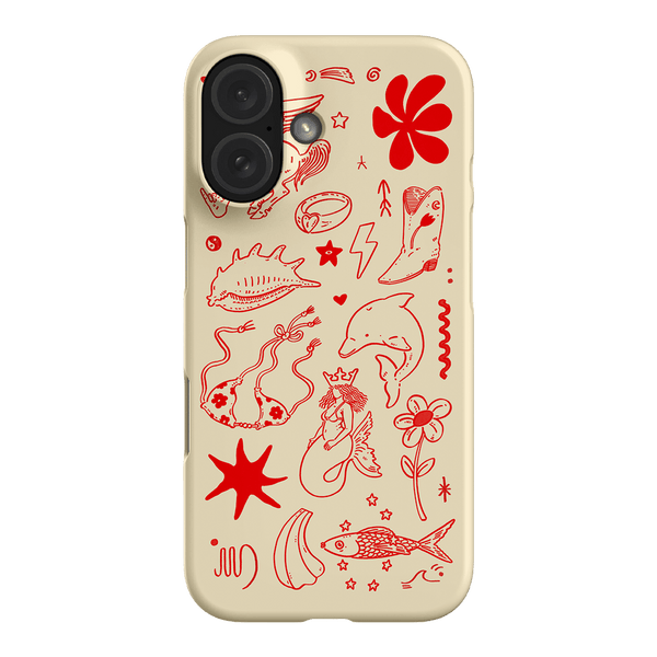 Spiced Cowboy Cream Printed Phone Cases iPhone 16 / Armoured by Easty Beasty - The Dairy