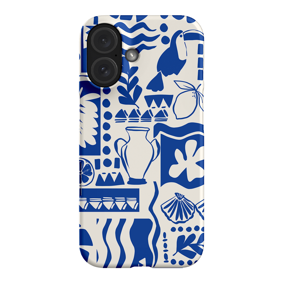 Toucan Blue Printed Phone Cases iPhone 16 / Snap by Charlie Taylor - The Dairy