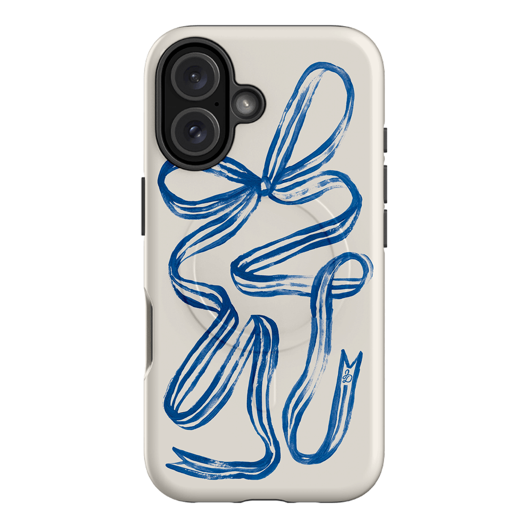 Bowerbird Ribbon Printed Phone Cases iPhone 16 / Armoured MagSafe by Jasmine Dowling - The Dairy