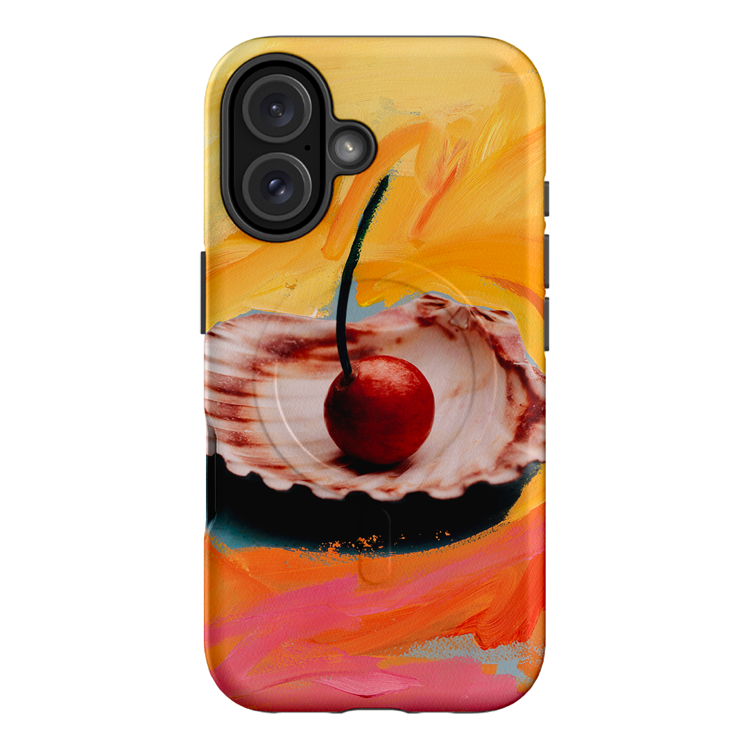 Cherry Bomb Printed Phone Cases iPhone 16 / Armoured MagSafe by Nicole Nelius - The Dairy