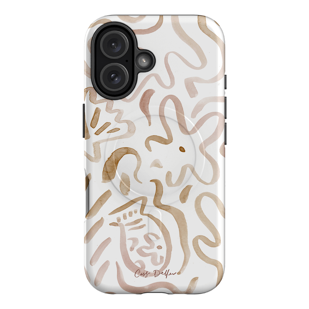 Flow Printed Phone Cases iPhone 16 / Armoured MagSafe by Cass Deller - The Dairy