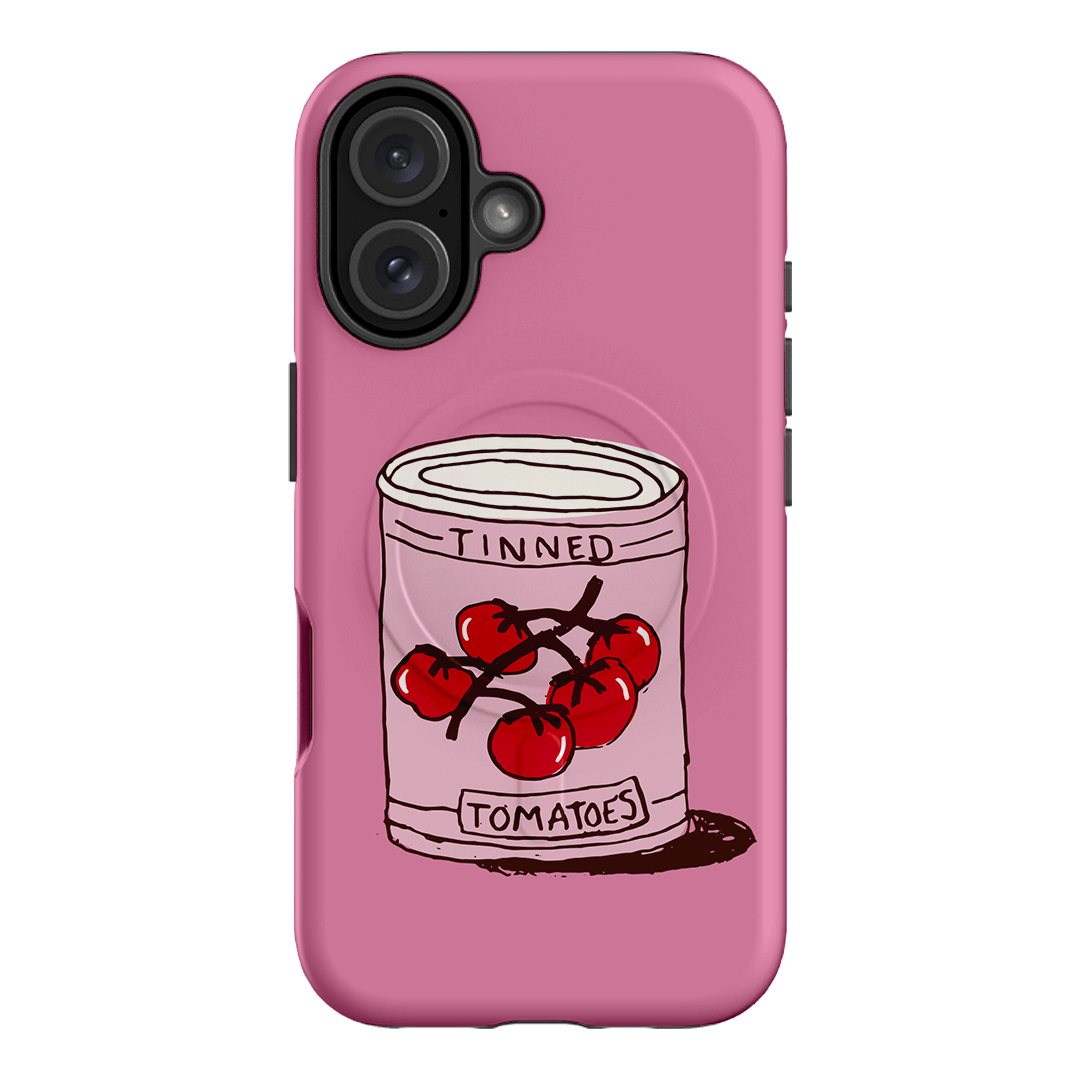 Saucy Pink Printed Phone Cases iPhone 16 / Armoured MagSafe by The Dairy - The Dairy