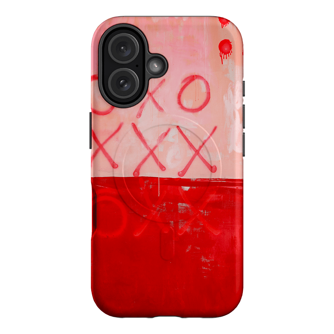 XOXO Printed Phone Cases iPhone 16 / Armoured MagSafe by Jackie Green - The Dairy