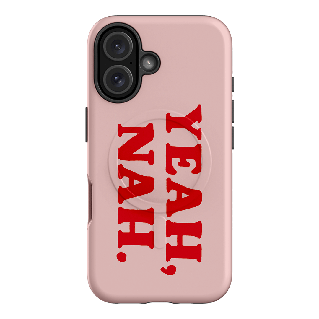 Yeah Nah Printed Phone Cases iPhone 16 / Armoured MagSafe by Jasmine Dowling - The Dairy