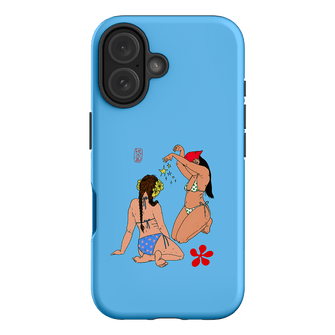 Babe Magic Blue Printed Phone Cases iPhone 16 / Armoured by Easty Beasty - The Dairy