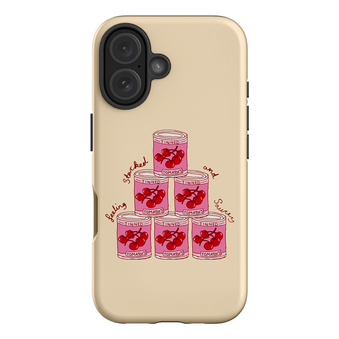 Saucy Supper Printed Phone Cases iPhone 16 / Armoured by The Dairy - The Dairy