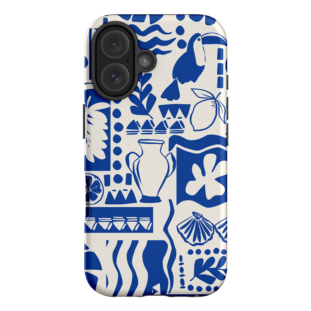 Toucan Blue Printed Phone Cases iPhone 16 / Armoured by Charlie Taylor - The Dairy