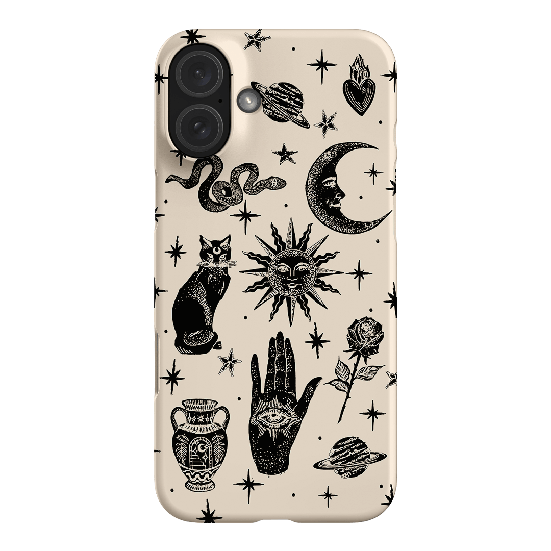 Astro Flash Beige Printed Phone Cases iPhone 16 Plus / Snap by Veronica Tucker - The Dairy