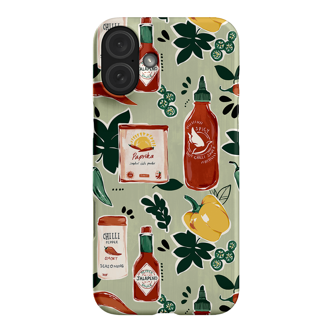 Chilli Pepper Printed Phone Cases iPhone 16 Plus / Snap by Charlie Taylor - The Dairy