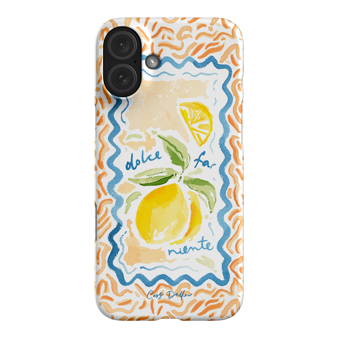 Dolce Far Niente Printed Phone Cases iPhone 16 Plus / Snap by Cass Deller - The Dairy