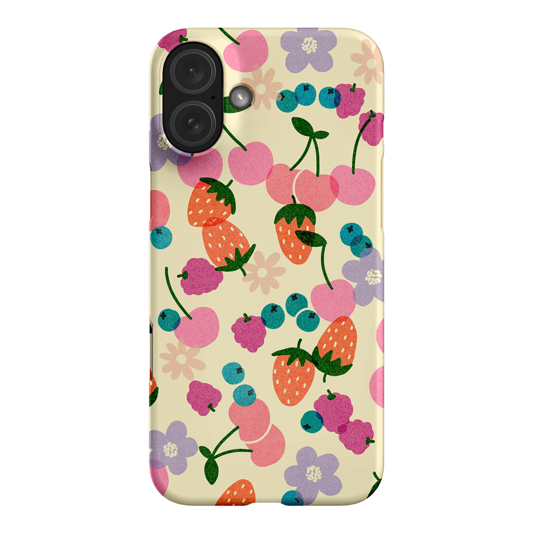 Fruitbowl Printed Phone Cases iPhone 16 Plus / Snap by Amy Gibbs - The Dairy