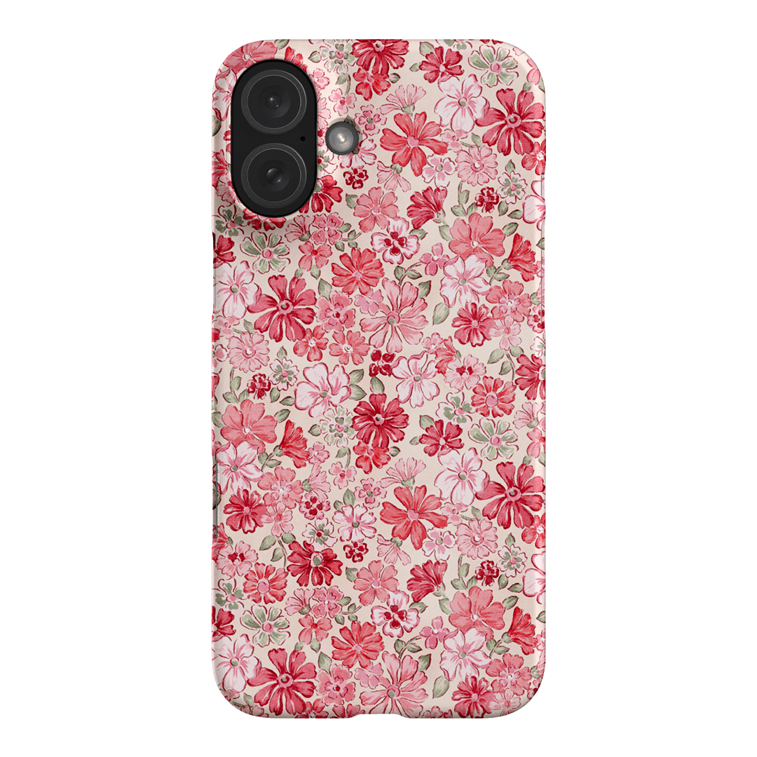 Strawberry Kiss Printed Phone Cases iPhone 16 Plus / Snap by Oak Meadow - The Dairy