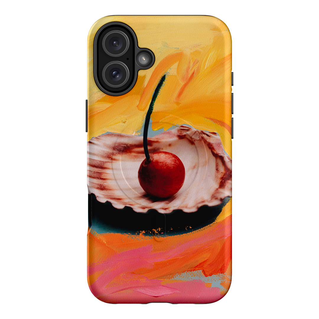 Cherry Bomb Printed Phone Cases iPhone 16 Plus / Armoured MagSafe by Nicole Nelius - The Dairy